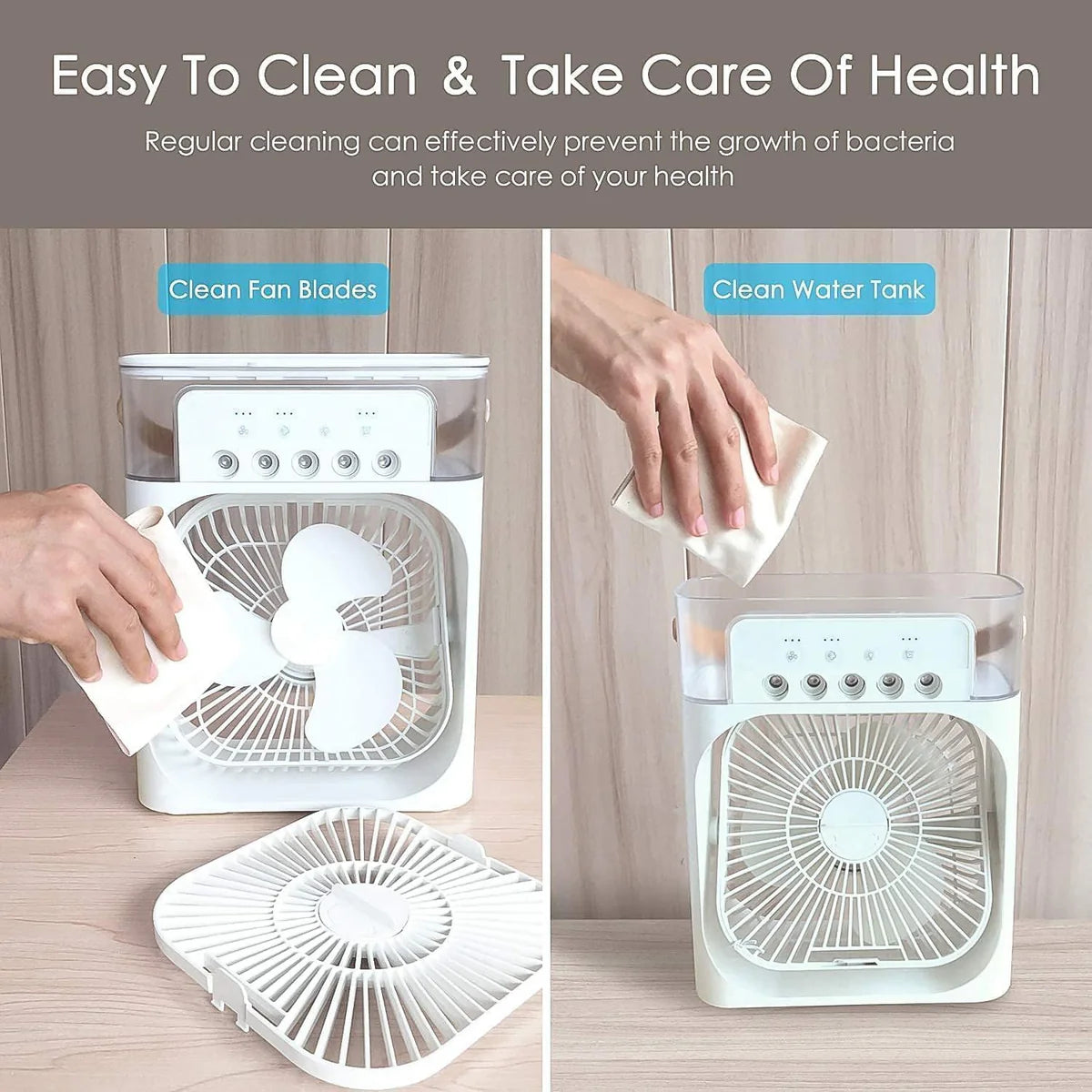USB Personal Air Cooler Desk Fan
