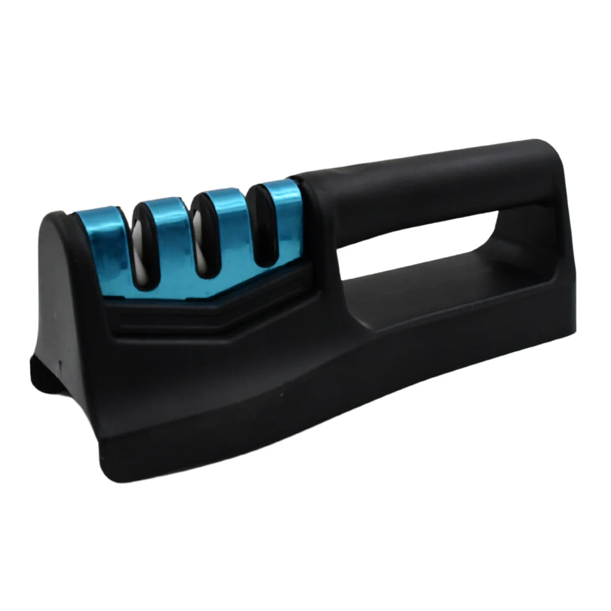 9-in-1 Kitchen Knife Sharpener with Vegetable Chopper & Fish Scale Remover – Handheld Tool for Straight & Serrated Knives (9 inch)